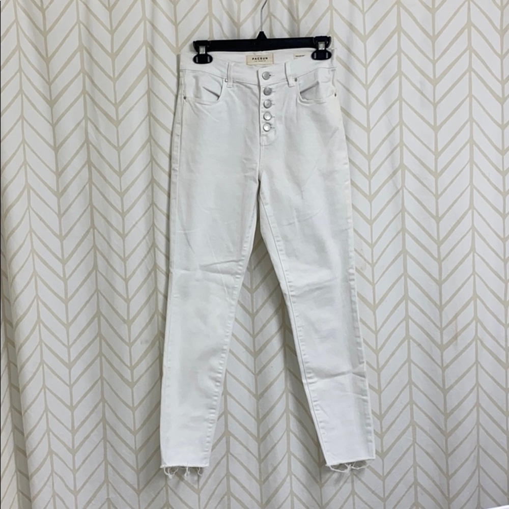 pure white pacsun jeans